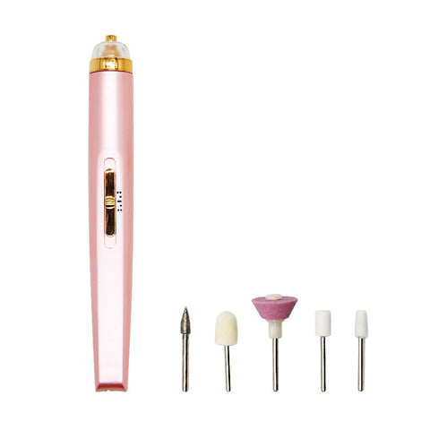 5 in 1 Electric Manicure Set-Nail Drill Polisher-Cordless USB Rechargeable With LED. 5 in 1 Electric Manicure Set-Nail Drill Polisher-Cordless USB Rechargeable With LED.